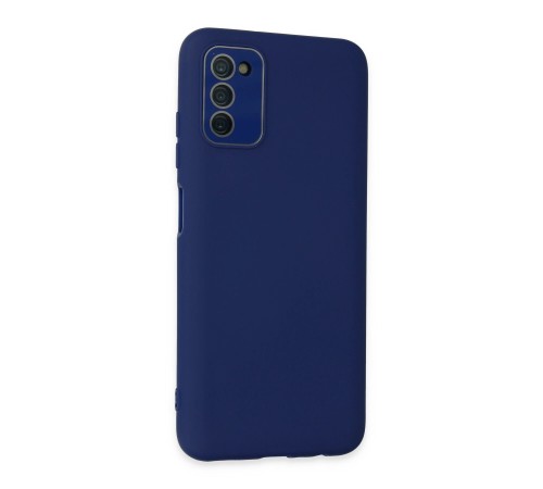 Samsung Galaxy A03S Kılıf Lansman Glass Kapak - Sky Blue