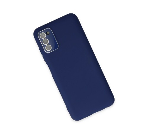 Samsung Galaxy A03S Kılıf Lansman Glass Kapak - Sky Blue
