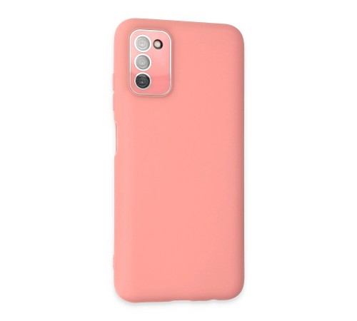 Samsung Galaxy A03S Kılıf Lansman Glass Kapak - Pembe Samsung Galaxy A03S Kılıf Lansman Glass Kapak - Pembe