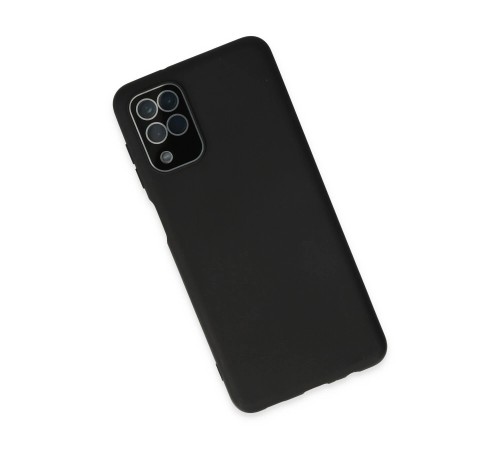 Samsung Galaxy A22 Kılıf Lansman Glass Kapak - Siyah