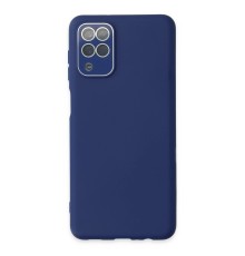 Samsung Galaxy A22 Kılıf Lansman Glass Kapak - Sky Blue