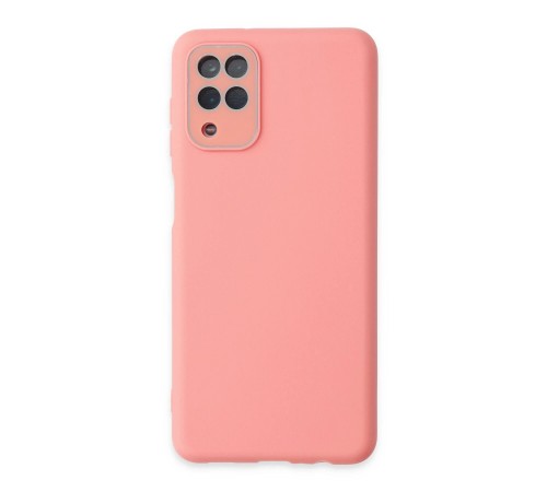Samsung Galaxy A22 Kılıf Lansman Glass Kapak - Pembe