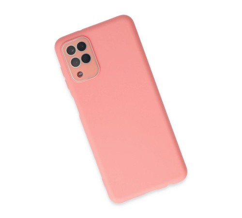 Samsung Galaxy A22 Kılıf Lansman Glass Kapak - Pembe