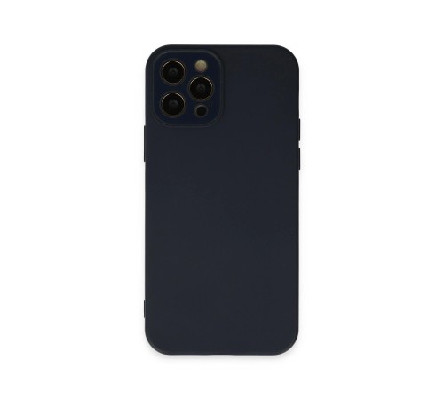iPhone 12 Pro Kılıf Lansman Glass Kapak - Lacivert