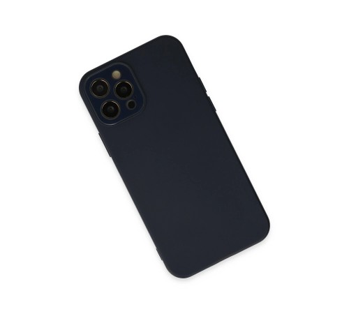 iPhone 12 Pro Kılıf Lansman Glass Kapak - Lacivert