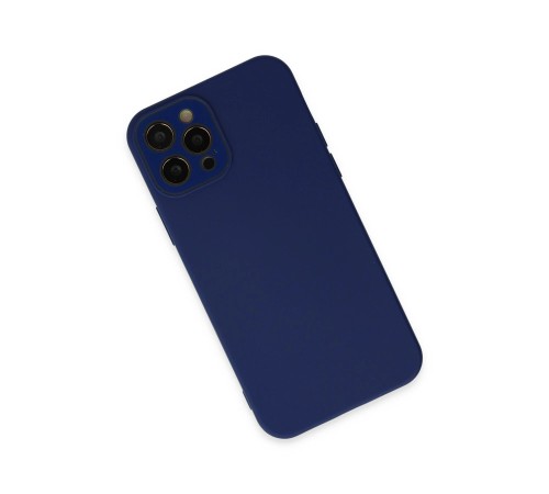 iPhone 12 Pro Kılıf Lansman Glass Kapak - Sky Blue