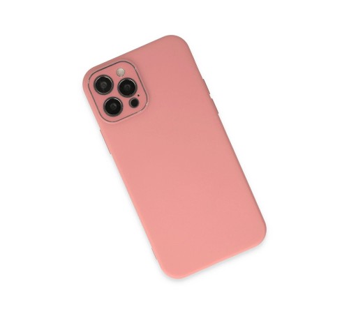 iPhone 12 Pro Kılıf Lansman Glass Kapak - Pembe iPhone 12 Pro Kılıf Lansman Glass Kapak - Pembe
