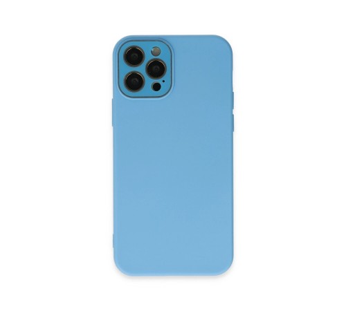 iPhone 12 Pro Kılıf Lansman Glass Kapak - Mavi iPhone 12 Pro Kılıf Lansman Glass Kapak - Mavi