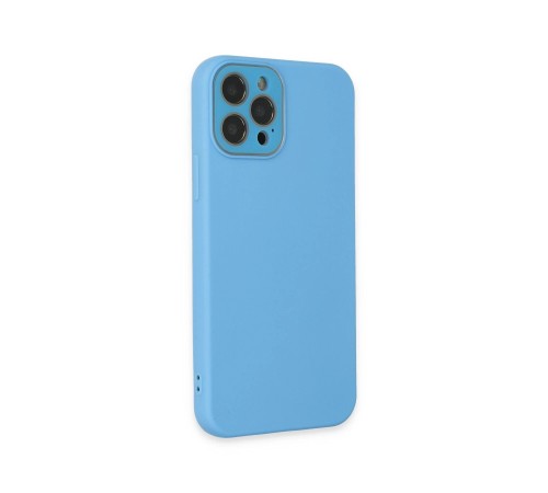 iPhone 12 Pro Kılıf Lansman Glass Kapak - Mavi iPhone 12 Pro Kılıf Lansman Glass Kapak - Mavi