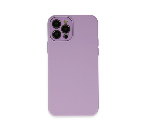 iPhone 12 Pro Kılıf Lansman Glass Kapak - Lila iPhone 12 Pro Kılıf Lansman Glass Kapak - Lila
