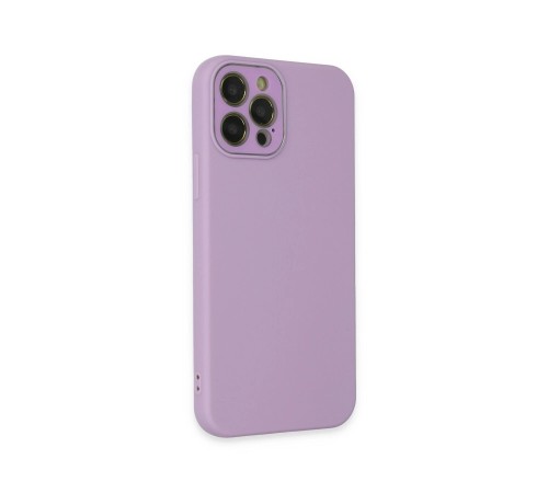iPhone 12 Pro Kılıf Lansman Glass Kapak - Lila iPhone 12 Pro Kılıf Lansman Glass Kapak - Lila