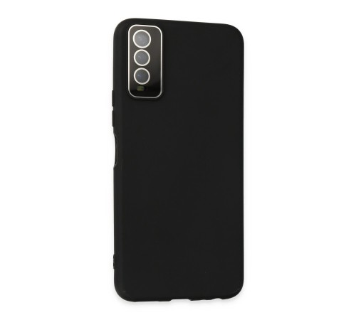Vivo Y11S Kılıf Lansman Glass Kapak - Siyah Vivo Y11S Kılıf Lansman Glass Kapak - Siyah