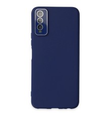 Vivo Y11S Kılıf Lansman Glass Kapak - Sky Blue