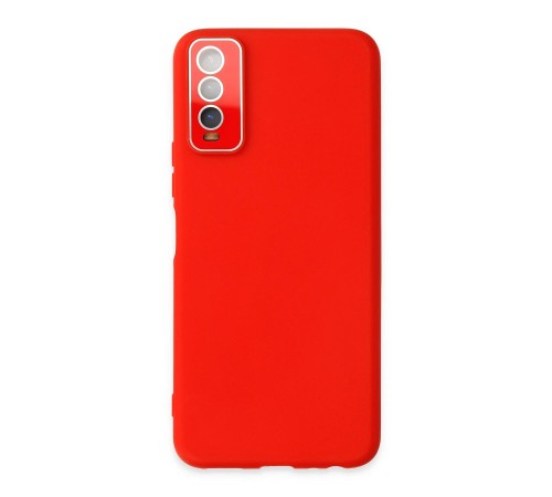 Vivo Y11S Kılıf Lansman Glass Kapak - Kırmızı Vivo Y11S Kılıf Lansman Glass Kapak - Kırmızı