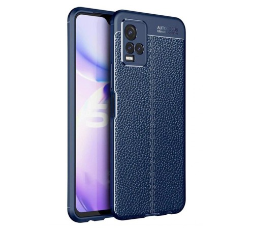 Vivo Y21S Kılıf Auto Focus Kapak - Lacivert Vivo Y21S Kılıf Auto Focus Kapak - Lacivert