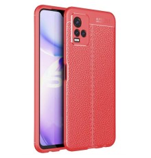 Vivo Y21S Kılıf Auto Focus Kapak - Kırmızı
