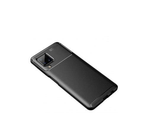 Samsung Galaxy A22 Kılıf Auto Focus Karbon Kapak - Siyah Samsung Galaxy A22 Kılıf Auto Focus Karbon Kapak - Siyah