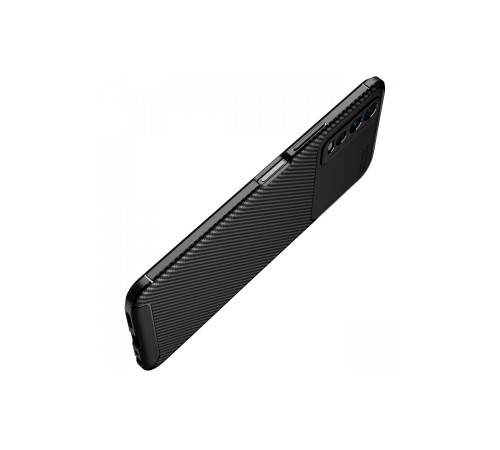 Vivo Y11S Kılıf Auto Focus Karbon Kapak - Siyah Vivo Y11S Kılıf Auto Focus Karbon Kapak - Siyah