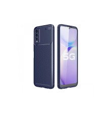 Vivo Y11S Kılıf Auto Focus Karbon Kapak - Lacivert