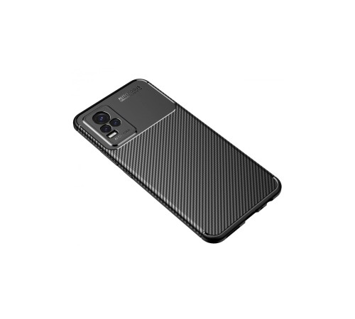 Vivo Y21S Kılıf Auto Focus Karbon Kapak - Siyah Vivo Y21S Kılıf Auto Focus Karbon Kapak - Siyah