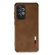 Samsung Galaxy A53 5G Kılıf Loop Deri Silikon - Kahverengi