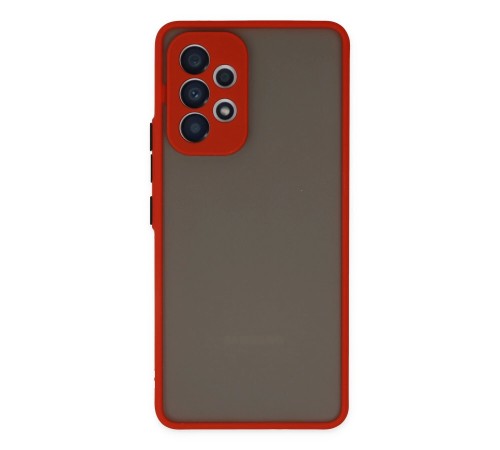 Samsung Galaxy A23 4G Kılıf Montreal Silikon Kapak - Kırmızı Samsung Galaxy A23 4G Kılıf Montreal Silikon Kapak - Kırmızı