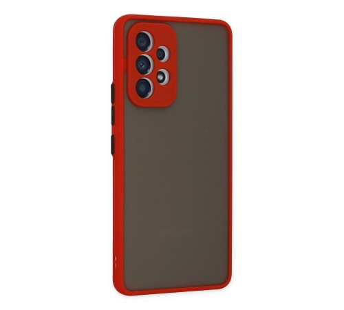 Samsung Galaxy A23 4G Kılıf Montreal Silikon Kapak - Kırmızı Samsung Galaxy A23 4G Kılıf Montreal Silikon Kapak - Kırmızı