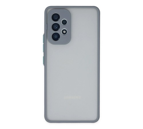 Samsung Galaxy A53 5G Kılıf Montreal Silikon Kapak - Gri Samsung Galaxy A53 5G Kılıf Montreal Silikon Kapak - Gri