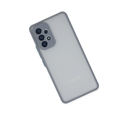 Samsung Galaxy A53 5G Kılıf Montreal Silikon Kapak - Gri Samsung Galaxy A53 5G Kılıf Montreal Silikon Kapak - Gri
