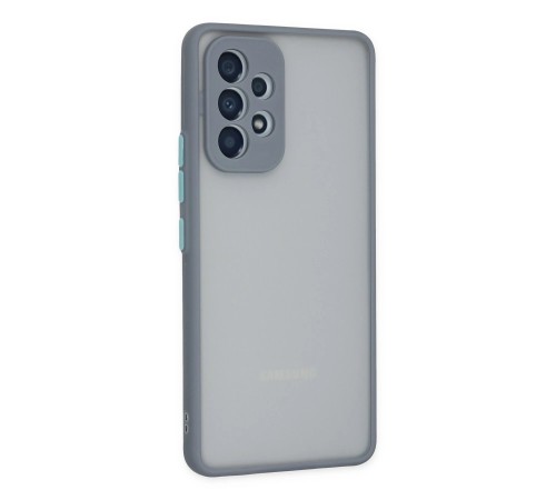 Samsung Galaxy A53 5G Kılıf Montreal Silikon Kapak - Gri Samsung Galaxy A53 5G Kılıf Montreal Silikon Kapak - Gri