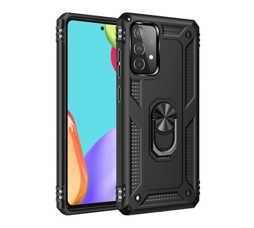 Samsung Galaxy A13 4G Kılıf Sofya Yüzüklü Silikon Kapak - Siyah Samsung Galaxy A13 4G Kılıf Sofya Yüzüklü Silikon Kapak - Siyah