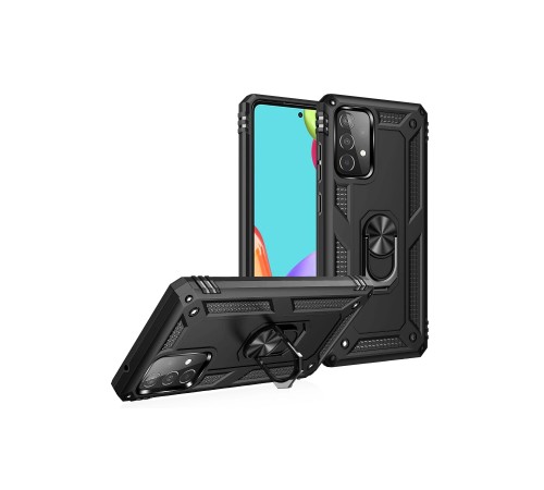 Samsung Galaxy A13 4G Kılıf Sofya Yüzüklü Silikon Kapak - Siyah Samsung Galaxy A13 4G Kılıf Sofya Yüzüklü Silikon Kapak - Siyah