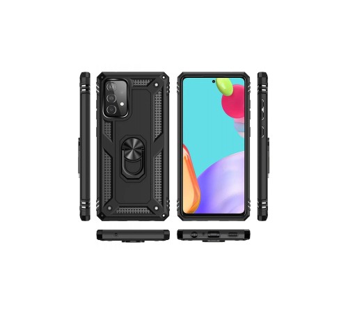 Samsung Galaxy A13 4G Kılıf Sofya Yüzüklü Silikon Kapak - Siyah Samsung Galaxy A13 4G Kılıf Sofya Yüzüklü Silikon Kapak - Siyah