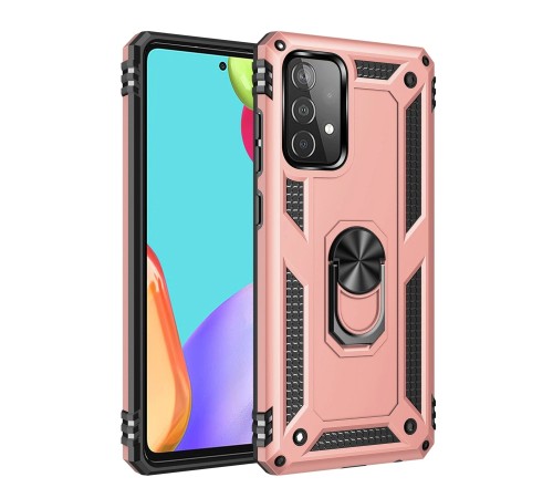 Samsung Galaxy A23 4G Kılıf Sofya Yüzüklü Silikon Kapak - Rose Samsung Galaxy A23 4G Kılıf Sofya Yüzüklü Silikon Kapak - Rose