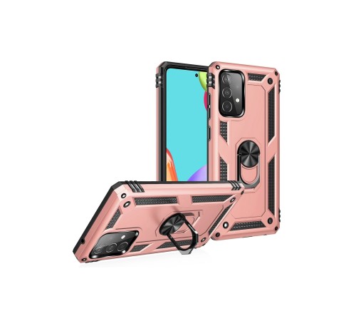 Samsung Galaxy A23 4G Kılıf Sofya Yüzüklü Silikon Kapak - Rose Samsung Galaxy A23 4G Kılıf Sofya Yüzüklü Silikon Kapak - Rose
