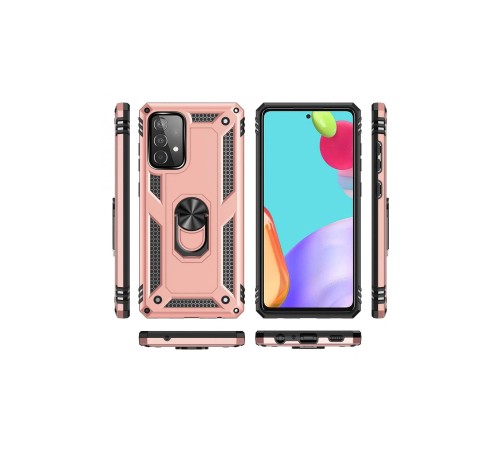 Samsung Galaxy A23 4G Kılıf Sofya Yüzüklü Silikon Kapak - Rose Samsung Galaxy A23 4G Kılıf Sofya Yüzüklü Silikon Kapak - Rose