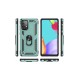 Samsung Galaxy A33 5G Kılıf Sofya Yüzüklü Silikon Kapak - Yeşil