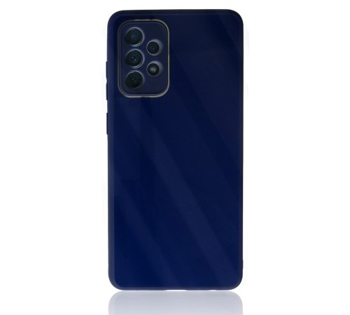 Samsung Galaxy A53 5G Kılıf Glass Kapak - Lacivert Samsung Galaxy A53 5G Kılıf Glass Kapak - Lacivert
