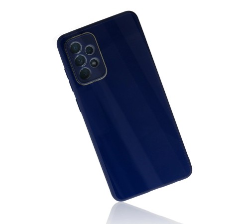 Samsung Galaxy A53 5G Kılıf Glass Kapak - Lacivert Samsung Galaxy A53 5G Kılıf Glass Kapak - Lacivert