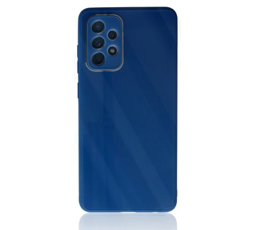 Samsung Galaxy A53 5G Kılıf Glass Kapak - Mavi
