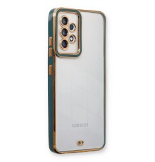 Samsung Galaxy A13 4G Kılıf Liva Lens Silikon - Yeşil
