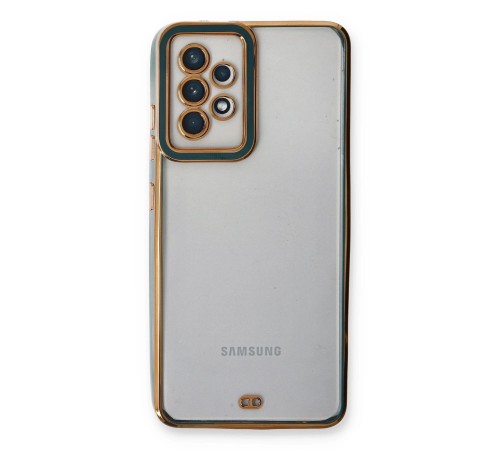 Samsung Galaxy A13 4G Kılıf Liva Lens Silikon - Yeşil