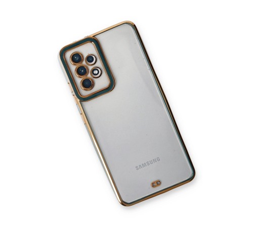 Samsung Galaxy A13 4G Kılıf Liva Lens Silikon - Yeşil