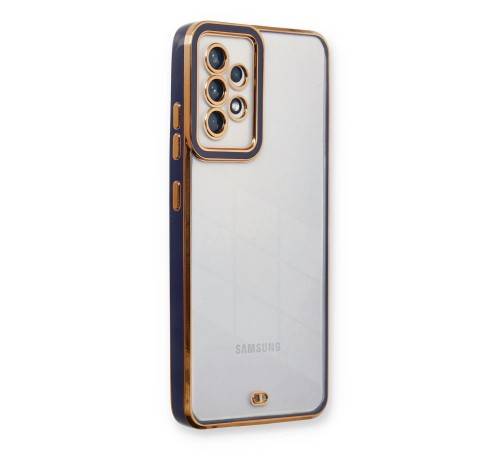 Samsung Galaxy A23 4G Kılıf Liva Lens Silikon - Mavi