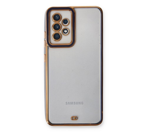 Samsung Galaxy A23 4G Kılıf Liva Lens Silikon - Mavi