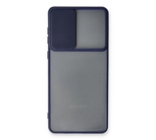 Samsung Galaxy A53 5G Kılıf Palm Buzlu Kamera Sürgülü Silikon - Lacivert Samsung Galaxy A53 5G Kılıf Palm Buzlu Kamera Sürgülü Silikon - Lacivert