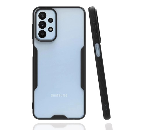 Samsung Galaxy A23 4G Kılıf Platin Silikon - Siyah Samsung Galaxy A23 4G Kılıf Platin Silikon - Siyah