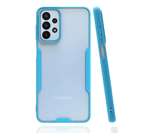 Samsung Galaxy A23 4G Kılıf Platin Silikon - Mavi Samsung Galaxy A23 4G Kılıf Platin Silikon - Mavi