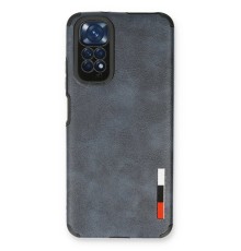 Xiaomi Redmi Note 11 Kılıf Loop Deri Silikon - Lacivert