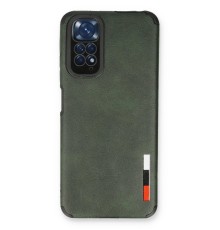 Xiaomi Redmi Note 11 Kılıf Loop Deri Silikon - Yeşil